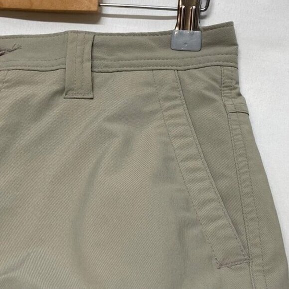 George Performance Cargo Shorts Men's 30" Khaki Knee Length Easy Care UPF 30 NWT - Picture 7 of 13